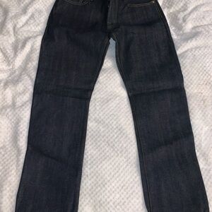 Levis 1969 Japanese Selvedge Men's Dark Blue Jeans Straight Leg 30x30 NWT